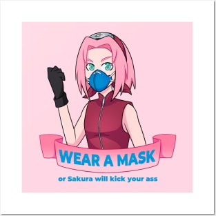 Wear a Mask Posters and Art